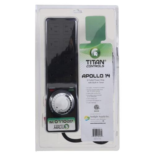 Strip Power 8Outlet Controls Titan w/ 14 Apollo 120V