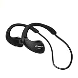Wireless Waterproof Sports Earphones for Call and Music,NFC quick Pairing Bluetooth 4.1 Bluetooth Earbuds Sweat and Splash Proof with Superior Audio Performance Microphone Headset (BLACK)