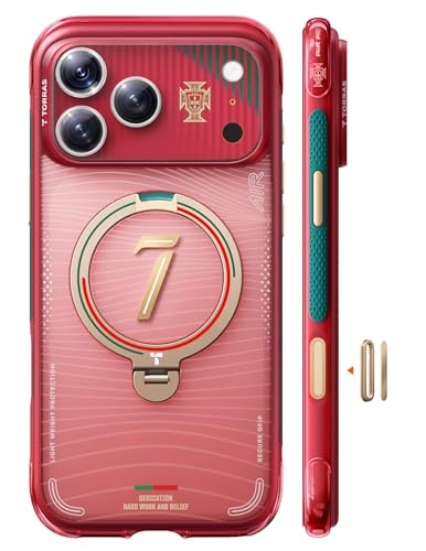 TORRAS Q3 Air x Portuguese Football Federation (FPF) Limitierte Auflage für iPhone 17 Pro hülle mit echtem Airbags Doppelter Schutz & 360° Magnetische