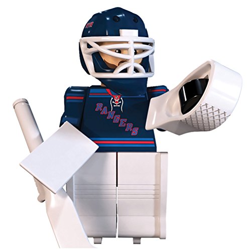 OYO NHL New York Rangers Henrik Lundqvist GEN 2 Limited Edition Minifigure, Small, Black - Thumbnail 2