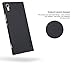 Sony Xperia XA1 Case with Screen Protector (Not Glass), PC Ultra Thin Slim Fit Case, Non Slip Salient Point Surface for Excellent Grip Anti-Fingerprint Cover Phone Cases for Sony Xperia XA1 (Gold)
