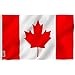Anley Fly Breeze 3x5 Foot Canada Flag - Vivid Color and UV Fade Resistant - Canvas Header and Double Stitched - Canadian National Flags Polyester with Brass Grommets 3 X 5 Ft primary