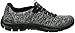 Skechers Women's Sport Empire - Rock Around Relaxed Fit Fashion Sneaker, Black, 9 B(M) US