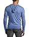 Alternative Men's Eco Zip Hoodie Sweatshirt, Eco Pacific Blue, Small