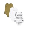 Name It Nbmbody 3p Ls Loden Turtle Noos baby-jongens Ondergoedset voor baby’s en peuters (3-Pack)
