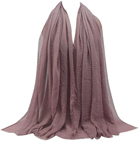 METFIT Premium Viscose Maxi Crinkle Cloud Hijab Soft Scarf Shawl (34)