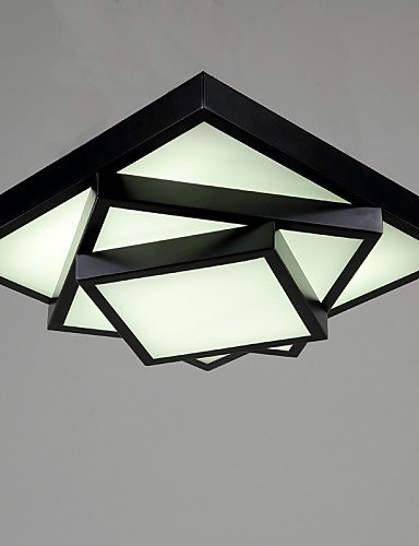 Ikea Style Square Flush Mount Led Modern Contemporary Living Room