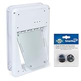PetSafe Electronic SmartDoor - Collar Activated Dog and Cat Door - Small to Large Pets