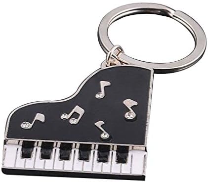 XZ15 Keychain music symbol piano keychain car backpack key pendant creative small gift