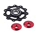 Kwok 11Tooth MTB Ceramic Bearing Jockey Wheel Pulley Road Bicycle Bike Derailleur (Black)