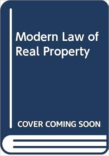 Cheshire And Burn Modern Law Of Real Property 9780406565488 Amazon Com Books