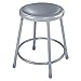 National Public Seating 6424 Grey Steel Stool with 24