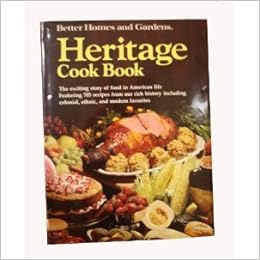 Better Homes and Gardens Heritage Cookbook: Bh&amp;g: Amazon ...