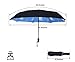 Umbrella Windproof To 65 MPH - Auto Open & Close - Compact Umbrella Sky Blue Color