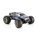 GPTOYS S911 RC Monster Truck 1 / 12 Scale Supersonic Explorer with 2 - Wheel Driven Electric Racing Truggy, Waterproof 2.4GHz 2WD Electric Off Road Car, Blue