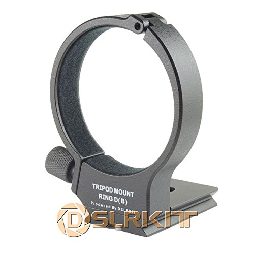 DSLRKIT Metal Tripod Mount Ring D with Quick Release Plate for Canon 100mm f/2.8L Macro IS