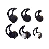 Motanar Replacement Noise Cancelling Double Flange Silicone Earbuds Ear Tips Eargel for Bose QC30 Quiet Control 30 QC20 SIE2 IE3 Soundsport Wireless Earphones Comfortable Soft Silicone 3 Pairs