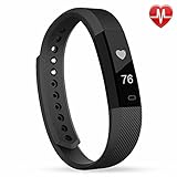Fitness Tracker Heart Rate Monitor Semaco Silm HR Waterproof Activity Health Tracker Smart Wristband Band with Pedometer Sleep Monitor Step Calorie Counter Bluetooth Bracelet for Kids Women Men