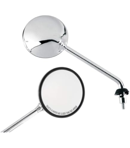 Genuine Piaggio Vespa OEM Left Side Mirror - Chrome Finish
