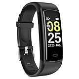 SIKADEER Fitness Tracker, Activity Tracker Waterproof Health Tracker with Blood Pressure Heart Rate Monitor, Sleep Monitor, Step Counter, Calories Fitness Watch for Women Men Kids