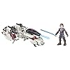 Star Wars F1130 Wars Mission Fleet Expedition Class Kuiil Con Juguete Blurrg Battle Attack, Figuras De 6 Cm, Para Niños A Partir De 4 Años : Hasbro