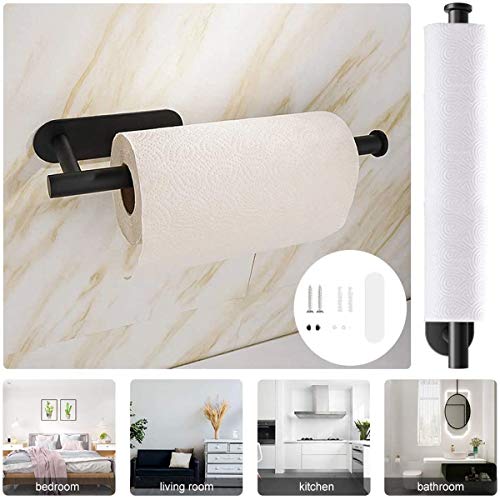 WYMECT Adhesive Paper Towel Holder Under Wall Mount for Kitchen