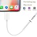 (2 pack) Lampari lightning to 3.5mm headphone jack aux adapter for iPhone 7 / 7 Plus -(iOS 10.2 ,10.3) White