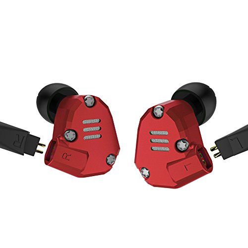 Kz zs6 four drivers stereo in ear earphone 2dd+2ba 2-pi…