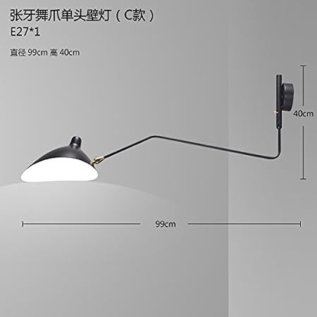 Baif The Den Wohnzimmer Wandlampen Single Head C Amazon Co Uk