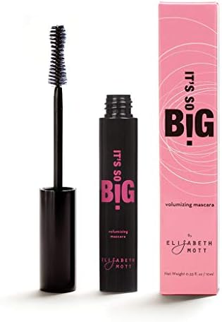 Its So Big Volumizing Mascara (Black) By Elizabeth Mott Net Weight 0.33 Fl Oz/10Ml. Cruelty Free.