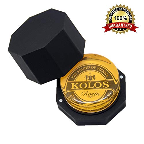 BestSounds Rosin Violin Rosin Light for Violin Viola Cello and Erhu,Special Senior Plastic Container (Yellow Rosin) - Thumbnail 5