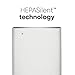 Blueair Sense+ Air Purifier, HEPASilent Technology Particle and Odor Remover, Polar White