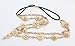 Yoyorule Pearl Tassel Flower Stretch Headband Crystal Hair Chain Gold