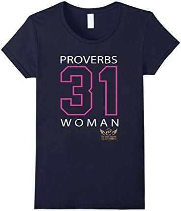 Women's Proverbs 31 Woman Small Navy