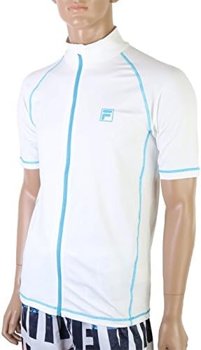 Amazon Co Jp フィラ ラッシュガード メンズ 4291 Wt 日本 L 日本サイズl相当 服 ファッション小物