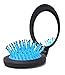 LOUISE MAELYS 1Pcs Folding Mini Pocket Hair Comb with Mirror Travel Set Gift Idea