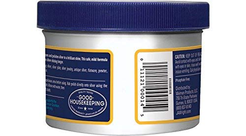 WRIGHT’S SILVER CLEANER AND POLISH CREAM – 8 OUNCE – AMMONIA FREE – GENTLY CLEAN AND REMOVE TARNISH WITHOUT SCRATCHING