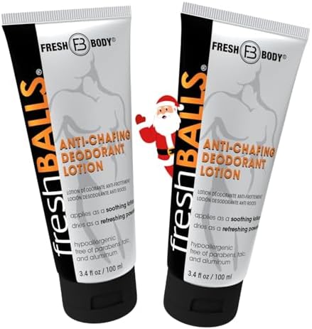 Fresh BALLS Lotion | Anti-Chafing Men's Soothing Cream to Powder Ball ...
