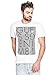 GUESS Factory Men's Getty Metallic Logo Tee