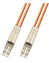 Cable de fibra óptica dúplex (50 125)   LC a LC