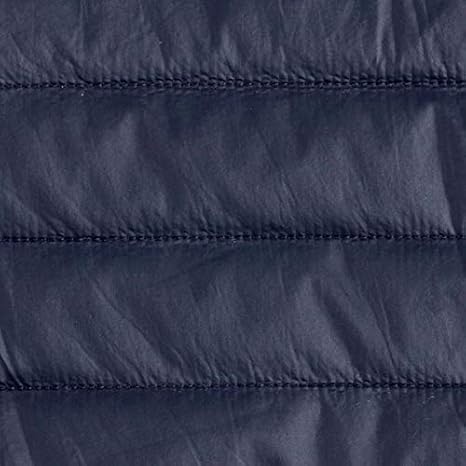 Fabulous Fabrics Steppstoff Futterstoff Streifen 5 cm – Navy — Meterware ab 0,5m — zum Nähen von Westen, Jacken und Mänteln