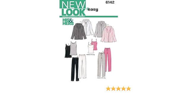 Easy Sewing Pattern 6142 Tracksuit Tops 