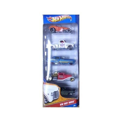Hot wheels 5 car gift pack - hw hot rods