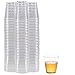 Clear Plastic Shot Glasses 1.5 Oz - Disposable Shot Glasses Bulk - Wine Tasting Cups - Small Plastic Tumbler - Shooter, Whiskey Mini Shot Cups – Hard small plastic cups bulk - 100 Pack.