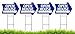 Open House Arrow Shaped Sign Kit with Stands - 4 Pack (Includes 4 signs and 4 stands) (Blue)