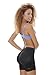 Curvify Butt Shaper Wonder Panty Short | Booty Control Panties | Slimming Medium Waist Panties - Levanta Cola 3001 (XS, Black)