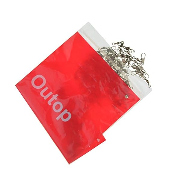 100pcs-Barrel-Swivel-with-Safty-Snap-Connector-Solid-Rings-Fishing-7-B
