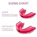 XCELER8 Athletics Youth Mouth Guard for Sports Custom Fit, Chew Resistant Protection Mouthguard for Football, Boxing, MMA, Hockey, Lacrosse & More | Comes with Vented Case