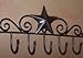 Western Texas Star Key Rack - Wall Mounted - Aged Copper Finish