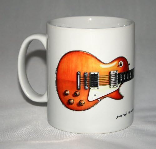 Guitar Mug. Jimmy Page's 1959 Gibson Les Paul #1 illustration. by George Morgan Illustration